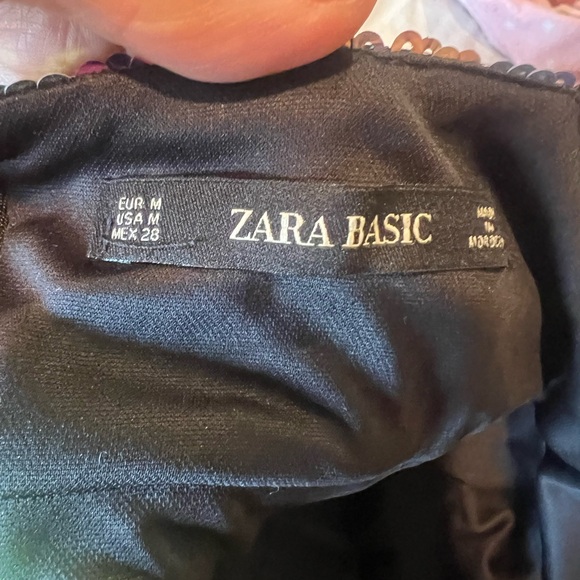 Zara Basic woman’s sequin mini dress - Picture 12 of 13